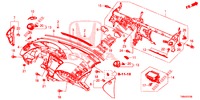 INSTRUMENTEN PANEEL BOVEN (LH) voor Honda CIVIC TOURER 1.8 COMFORT 5 deuren 6-versnellings handgeschakelde versnellingsbak 2017