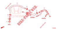 ONTLUCHTER PIJP( '05)  voor Honda CIVIC TOURER 1.8 COMFORT 5 deuren 6-versnellings handgeschakelde versnellingsbak 2017