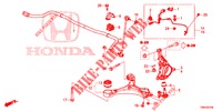 VOOR KNOKKEL  voor Honda CIVIC TOURER 1.8 COMFORT 5 deuren 6-versnellings handgeschakelde versnellingsbak 2017
