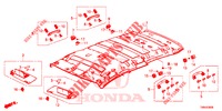 DAK VOERING  voor Honda CIVIC TOURER 1.8 COMFORT 5 deuren 5-traps automatische versnellingsbak 2017