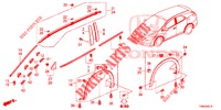 GIETWERK/BESCHERMER  voor Honda CIVIC TOURER 1.8 EXECUTIVE 5 deuren 5-traps automatische versnellingsbak 2017
