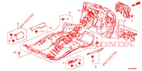 VLOERMAT/ISOLATOR  voor Honda CIVIC TOURER 1.8 EXECUTIVE 5 deuren 5-traps automatische versnellingsbak 2017