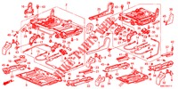 A. ZITTING KOMPONENTEN (2) voor Honda CR-V 2.0 EXECUTIVE 5 deuren 5-traps automatische versnellingsbak 2012