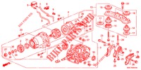 ACHTER DIFFERENTIEEL/OPHANGING  voor Honda CR-V 2.0 EXECUTIVE 5 deuren 5-traps automatische versnellingsbak 2012