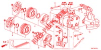 AIRCONDITIONER (COMPRESSEUR) (2.0L) voor Honda CR-V 2.0 EXECUTIVE 5 deuren 5-traps automatische versnellingsbak 2012