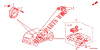 ANTENNE/LUIDSPREKER  voor Honda CR-V 2.0 EXECUTIVE 5 deuren 5-traps automatische versnellingsbak 2012