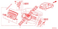 AUDIO UNIT  voor Honda CR-V 2.0 EXECUTIVE 5 deuren 5-traps automatische versnellingsbak 2012