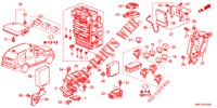 BEDIENINGSEENNEID (CABINE) (LH) (1) voor Honda CR-V 2.0 EXECUTIVE 5 deuren 5-traps automatische versnellingsbak 2012