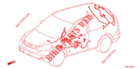 BEDRADINGSBUNDEL (LH) (3) voor Honda CR-V 2.0 EXECUTIVE 5 deuren 5-traps automatische versnellingsbak 2012