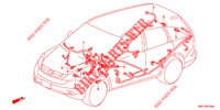 BEDRADINGSBUNDEL (LH) (4) voor Honda CR-V 2.0 EXECUTIVE 5 deuren 5-traps automatische versnellingsbak 2012