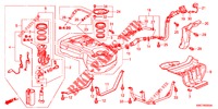BRANDSTOF TANK (2.0L) (2.4L) voor Honda CR-V 2.0 EXECUTIVE 5 deuren 5-traps automatische versnellingsbak 2012
