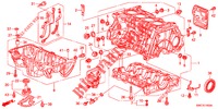 CILINDERBLOK/OLIEPAN (2.0L) voor Honda CR-V 2.0 EXECUTIVE 5 deuren 5-traps automatische versnellingsbak 2012