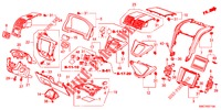 INSTRUMENTEN AFWERKING (COTE DE CONDUCTEUR) (LH) voor Honda CR-V 2.0 EXECUTIVE 5 deuren 5-traps automatische versnellingsbak 2012