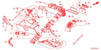 INSTRUMENTEN AFWERKING (COTE DE PASSAGER) (LH) voor Honda CR-V 2.0 EXECUTIVE 5 deuren 5-traps automatische versnellingsbak 2012
