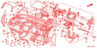 INSTRUMENTEN PANEEL BOVEN (LH) voor Honda CR-V 2.0 EXECUTIVE 5 deuren 5-traps automatische versnellingsbak 2012