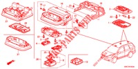 INTERIEUR VERLICHTING  voor Honda CR-V 2.0 EXECUTIVE 5 deuren 5-traps automatische versnellingsbak 2012
