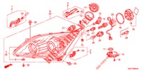 KOPLAMP  voor Honda CR-V 2.0 EXECUTIVE 5 deuren 5-traps automatische versnellingsbak 2012
