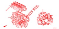 MOTOR MONTAGE/VERSNELLINGSBAKSAMENSTEL (2.0L) voor Honda CR-V 2.0 EXECUTIVE 5 deuren 5-traps automatische versnellingsbak 2012