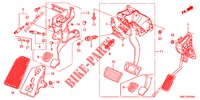PEDAAL (LH) voor Honda CR-V 2.0 EXECUTIVE 5 deuren 5-traps automatische versnellingsbak 2012
