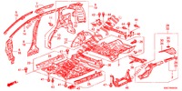 VLOER/BINNEN PANELEN  voor Honda CR-V 2.0 EXECUTIVE 5 deuren 5-traps automatische versnellingsbak 2012