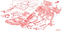 VLOERMAT/ISOLATOR  voor Honda CR-V 2.0 EXECUTIVE 5 deuren 5-traps automatische versnellingsbak 2012