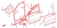 VOOR PORTIER PANELEN(2DE)  voor Honda CR-V 2.0 EXECUTIVE 5 deuren 5-traps automatische versnellingsbak 2012