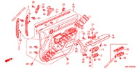 VOOR PORTIER VOERING (LH) voor Honda CR-V 2.0 EXECUTIVE 5 deuren 5-traps automatische versnellingsbak 2012