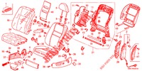 VOOR ZITTING/VEILIGHEIDSRIEMEN (G.) (SIGE ASSISTE) voor Honda CR-V 2.0 EXECUTIVE 5 deuren 5-traps automatische versnellingsbak 2012