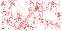 VOOR ZITTING/VEILIGHEIDSRIEMEN  voor Honda CR-V 2.0 EXECUTIVE 5 deuren 5-traps automatische versnellingsbak 2012