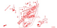 ACHTER PORTIER VOERING(4DE)  voor Honda CR-V 2.0 COMFORT 5 deuren 6-versnellings handgeschakelde versnellingsbak 2013