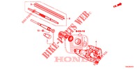 ACHTER RUITEWISSER  voor Honda CR-V 2.0 COMFORT 5 deuren 6-versnellings handgeschakelde versnellingsbak 2013