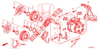 AIRCONDITIONER (COMPRESSEUR) (3) voor Honda CR-V 2.0 COMFORT 5 deuren 6-versnellings handgeschakelde versnellingsbak 2013