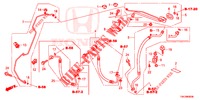 AIRCONDITIONER (FLEXIBLES/TUYAUX) (2.0L/2.4L) (LH) voor Honda CR-V 2.0 COMFORT 5 deuren 6-versnellings handgeschakelde versnellingsbak 2013