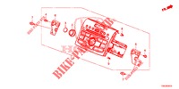AUTOMATISCHE RADIO  voor Honda CR-V 2.0 COMFORT 5 deuren 6-versnellings handgeschakelde versnellingsbak 2013