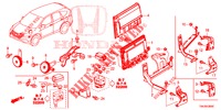 BEDIENINGSEENNEID (COMPARTIMENT MOTEUR) (2.0L) (2.4L) (1) voor Honda CR-V 2.0 COMFORT 5 deuren 6-versnellings handgeschakelde versnellingsbak 2013