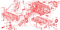 CILINDERBLOK/OLIEPAN (2.0L) voor Honda CR-V 2.0 COMFORT 5 deuren 6-versnellings handgeschakelde versnellingsbak 2013