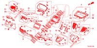 INSTRUMENTEN AFWERKING (COTE DE CONDUCTEUR) (LH) voor Honda CR-V 2.0 COMFORT 5 deuren 6-versnellings handgeschakelde versnellingsbak 2013