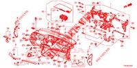 INSTRUMENTEN PANEEL BOVEN (LH) voor Honda CR-V 2.0 COMFORT 5 deuren 6-versnellings handgeschakelde versnellingsbak 2013
