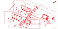 MIDDEN DISPLAY (LH) voor Honda CR-V 2.0 COMFORT 5 deuren 6-versnellings handgeschakelde versnellingsbak 2013