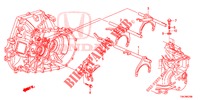 OVERSCHAKELVORK/OVERSCHAKELHOUDER (2.0L) voor Honda CR-V 2.0 COMFORT 5 deuren 6-versnellings handgeschakelde versnellingsbak 2013
