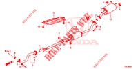 UITLAATPIJP/GELUIDDEMPER (2.0L) voor Honda CR-V 2.0 COMFORT 5 deuren 6-versnellings handgeschakelde versnellingsbak 2013