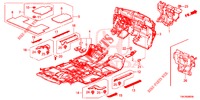 VLOERMAT/ISOLATOR  voor Honda CR-V 2.0 COMFORT 5 deuren 6-versnellings handgeschakelde versnellingsbak 2013