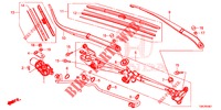 VOOR RUITESPROEIER (LH) (2) voor Honda CR-V 2.0 COMFORT 5 deuren 6-versnellings handgeschakelde versnellingsbak 2013