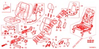 VOOR ZITTING/VEILIGHEIDSRIEMEN (D.) voor Honda CR-V 2.0 COMFORT 5 deuren 6-versnellings handgeschakelde versnellingsbak 2013