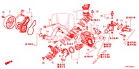 WATERPOMP/THERMOSTAAT (2.0L) voor Honda CR-V 2.0 COMFORT 5 deuren 6-versnellings handgeschakelde versnellingsbak 2013