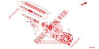 ACHTER RUITEWISSER  voor Honda CR-V 2.0 COMFORT 5 deuren 5-traps automatische versnellingsbak 2013