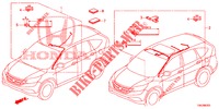 BEDRADINGSBUNDEL (LH) (4) voor Honda CR-V 2.0 COMFORT 5 deuren 5-traps automatische versnellingsbak 2013
