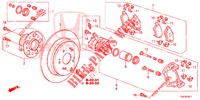 ACHTER REM (2) voor Honda CR-V 2.0 ELEGANCE L 5 deuren 5-traps automatische versnellingsbak 2013