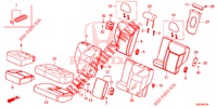 ACHTER ZITTING/VEILIGHEIDSGORDEL(2DE)  voor Honda CR-V 2.0 ELEGANCE L 5 deuren 5-traps automatische versnellingsbak 2013