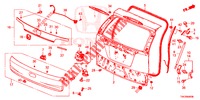 ACHTERKLEP PANEEL(2DE)  voor Honda CR-V 2.0 ELEGANCE L 5 deuren 5-traps automatische versnellingsbak 2013